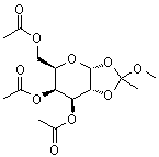 CAS # 50801-29-1, 1,2-O-(1-Methoxyethylidene)-alpha-D-galactopyranose 3,4,6-triacetate