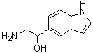 structure of CAS# 508233-98-5, alpha-(氨基甲基)-1H-吲哚-5-甲醇