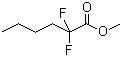 structure of CAS# 50889-47-9, 2,2-二氟己酸甲酯