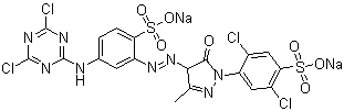 CAS 登录号：5089-16-7, 活性黄 1
