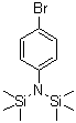 structure of CAS# 5089-33-8, N,N-二(三甲基硅烷基)-4-溴苯胺