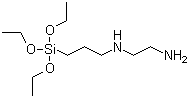 structure of CAS# 5089-72-5, N-氨乙基-3-氨丙基三乙氧基硅烷