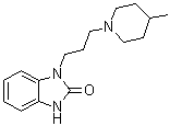 CAS # 509147-17-5, 1,3-Dihydro-1-[3-(4-methyl-1-piperidinyl)propyl]-2H-benzimidazol-2-one