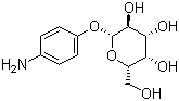 structure of CAS# 5094-33-7, beta-D-Galactopyranoside 4-aminophenyl