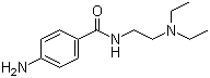 CAS 登录号：51-06-9, 普鲁卡因胺, 4-氨基-N-[2-(二乙基氨基)乙基]苯甲酰胺