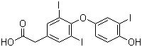 structure of CAS# 51-24-1, Tiratricol