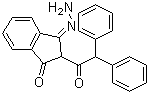structure of CAS# 5102-79-4, 2-二苯基乙酰基-1,3-茚二酮-1-腙