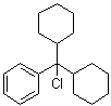 CAS # 51046-32-3, (Chlorodicyclohexylmethyl)benzene, NSC 159200