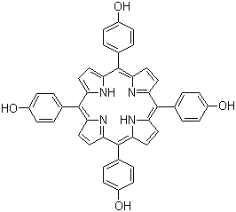 structure of CAS# 51094-17-8, 5,10,15,20-四(4-羟基苯基)卟啉
