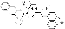 CAS # 511-08-0, Ergocrystine, (5'alpha)-12'-Hydroxy-2'-(1-methylethyl)-5'-(phenylmethyl)ergotaman-3',6',18-trione, NSC 93743