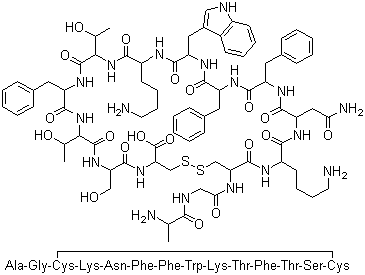 CAS 登录号：51110-01-1, 生长抑素