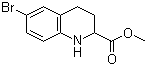 structure of CAS# 511230-72-1, 6-溴-1,2,3,4-四氢喹啉-2-甲酸甲酯