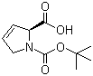 CAS 登录号：51154-06-4, (S)-1-(叔丁氧羰基)-2,5-二氢-1H-吡咯-2-羧酸