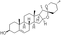CAS # 512-04-9, Diosgenin, (25R)-Spirost-5-en-3beta-ol, 3b-Hydroxy-5-spirostene