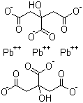 CAS 登录号：512-26-5, 柠檬酸铅
