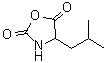 structure of CAS# 51248-35-2, 4-(2-Methylpropyl)-2,5-oxazolidinedione