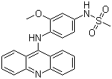 structure of CAS# 51264-14-3, 安吖啶