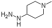 structure of CAS# 51304-64-4, 1-甲基-4-肼基哌啶