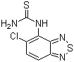 structure of CAS# 51323-05-8, N-(5-氯-2,1,3-苯并噻二唑-4-基)硫脲