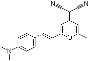 structure of CAS# 51325-91-8, 4-(Dicyanomethylene)-2-methyl-6-(4-dimethylaminostyryl)-4H-pyran
