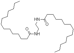 1,2-双(十四酰胺基)乙烷分子结构 (CAS 5136-46-9)