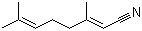 structure of CAS# 5146-66-7, 3,7-Dimethyl-2,6-octadienenitrile