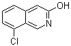 structure of CAS# 51463-18-4, 8-氯异喹啉-3-醇