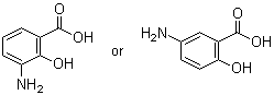 CAS # 51481-17-5, 3(or 5)-Amino-2-hydroxybenzoic acid