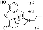 structure of CAS# 51481-60-8, 二水合盐酸纳洛酮