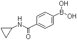 structure of CAS# 515140-26-8, 4-(环丙基氨基甲酰)苯硼酸