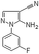 CAS 登录号：51516-71-3, 5-氨基-1-(3-氟苯基)-1H-吡唑-4-甲腈