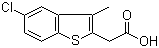 2-(5-Chloro-3-methylbenzo[b]thiophen-2-yl)acetic acid molecular structure (CAS 51527-19-6)