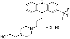 structure of CAS# 51529-01-2, Flupenthixol dihydrochloride