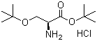 structure of CAS# 51537-21-4, O-叔丁基-L-丝氨酸叔丁酯盐酸盐