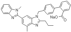 structure of CAS# 515815-47-1, Telmisartan sodium salt
