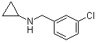 3-Chloro-N-cyclopropylbenzylamine molecular structure (CAS 51586-21-1)