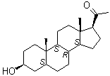 CAS 登录号：516-55-2, 异孕烷醇酮