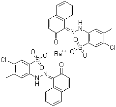 structure of CAS# 5160-02-1, 颜料红 53:1