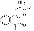 CAS 登录号：5162-90-3, 2-氨基-3-(1,2-二氢-2-氧代喹啉-4-基)丙酸