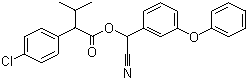 structure of CAS# 51630-58-1, 氰戊菊酯