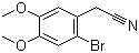 structure of CAS# 51655-39-1, 2-溴-4,5-二甲氧基苯乙腈