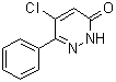 CAS 登录号：51660-08-3, 5-氯-6-苯基-3(2H)-哒嗪酮