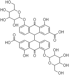 structure of CAS# 517-43-1, 番泻苷