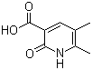 structure of CAS# 51727-05-0, 5,6-二甲基-3-羧基-2-吡啶酮