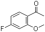 structure of CAS# 51788-80-8, 4'-Fluoro-2'-methoxyacetophenone