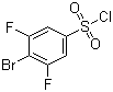 structure of CAS# 518057-63-1, 4-溴-3,5-二氟苯磺酰氯