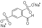 structure of CAS# 51818-11-2, 2-甲酰基-1,4-苯二磺酸二钠盐