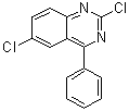 structure of CAS# 5185-54-6, 2,6-二氯-4-苯基喹唑啉