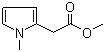 structure of CAS# 51856-79-2, 1-甲基-2-吡咯乙酸甲酯