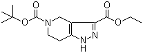 structure of CAS# 518990-23-3, 5-tert-Butyl 3-ethyl 6,7-dihydro-1H-pyrazolo[4,3-c]pyridine-3,5(4H)-dicarboxylate
